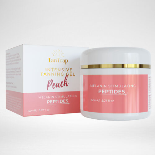 intensive tanning gel - peach hard gel