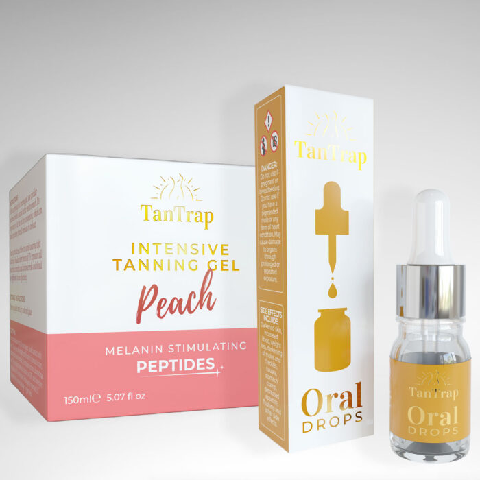 Peach Tanning Gel 10MG Oral Drops