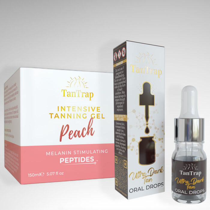 Peach Tanning Gel 20MG Oral Drops