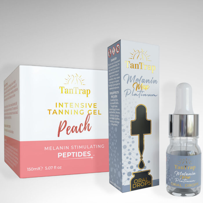 Peach Tanning Gel 30MG Oral Drops