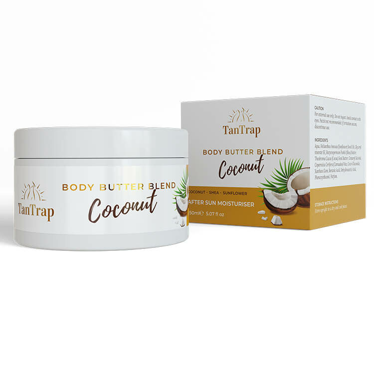 coconut and shea body butter blend