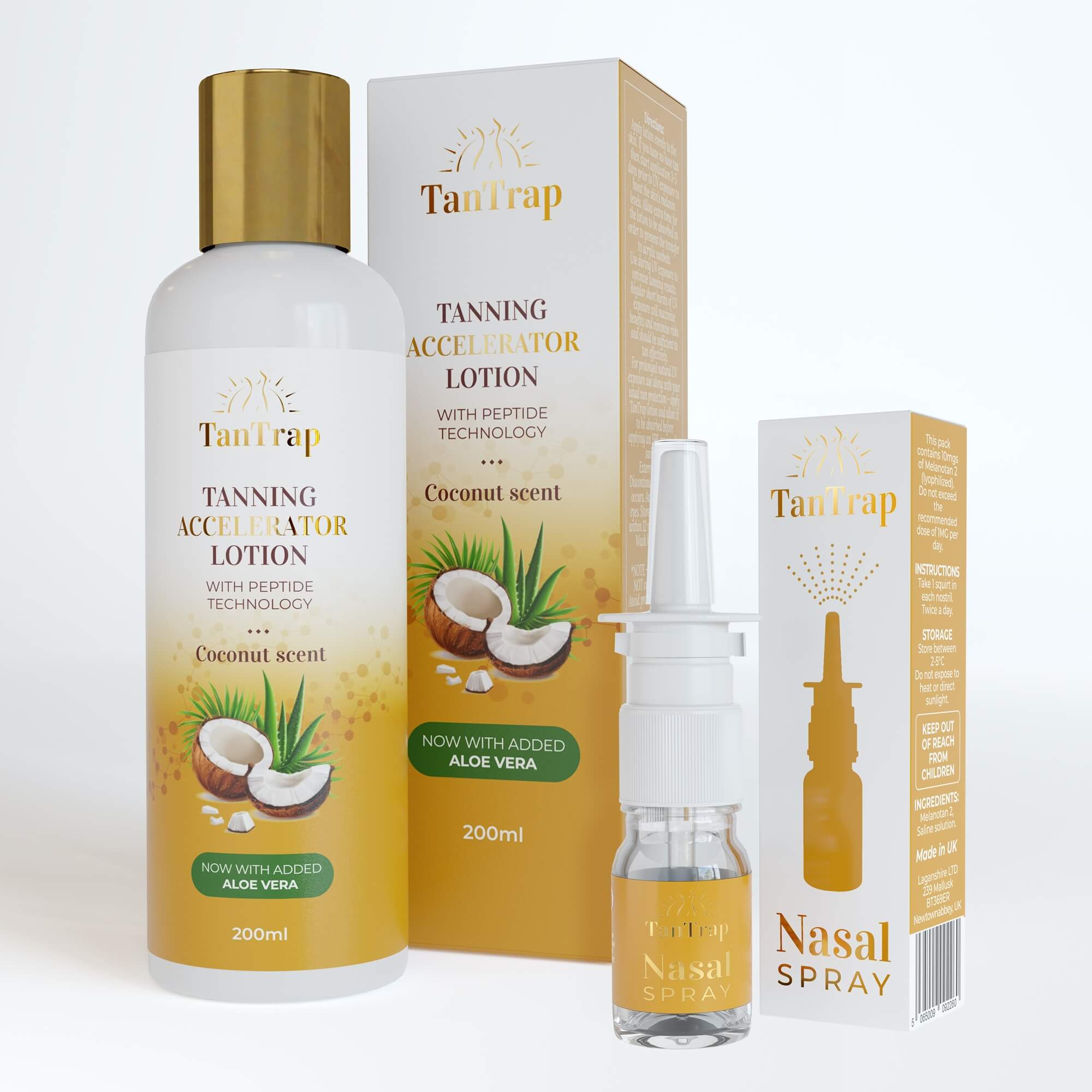 Peptide Tanning Cream Nasal Spray Bundle