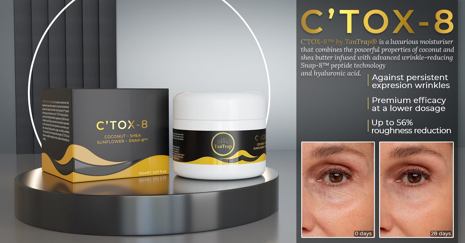 C'TOX-8 anti-wrinkle Cream with coconut, Shea butter and hyaluronic acid