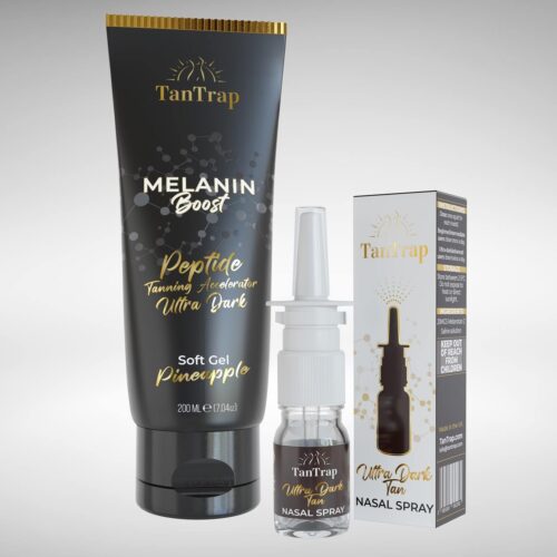 Melanin Boost Ultra-Dark Peptide Tanning Accelerator Bundle